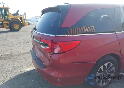 2022 Honda Odyssey Ex-L из США, поврежденный, VIN 5FNRL6H70NB000849